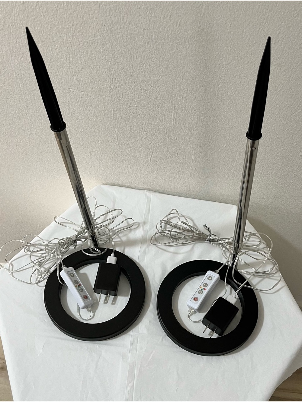 2-Pack LED Adjustable Ring Grow Lights for Indoor Plants